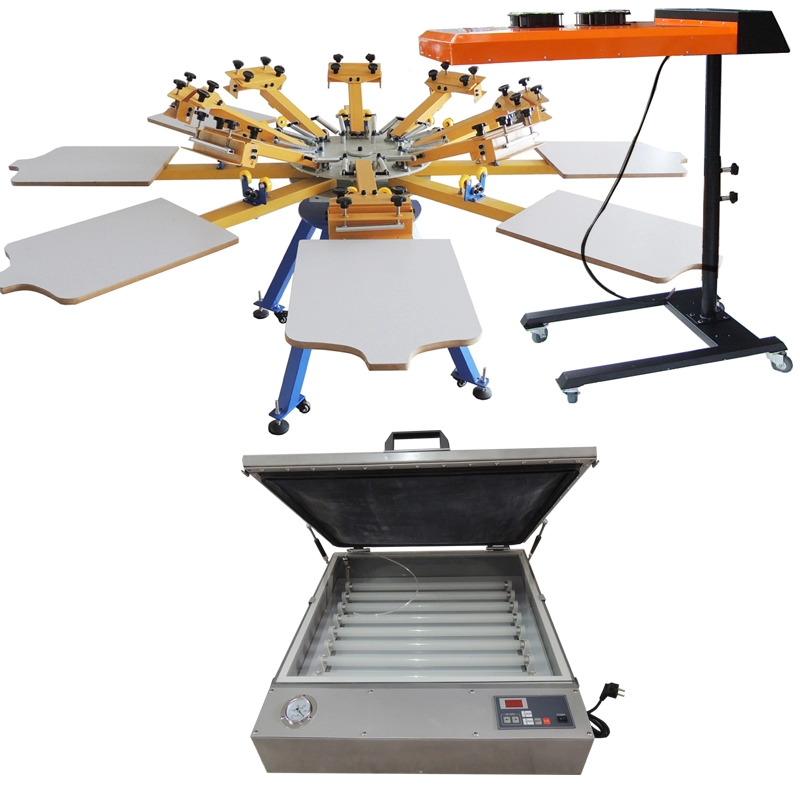 Affordable Stable 6-Color Screen Printing Machine for Textiles