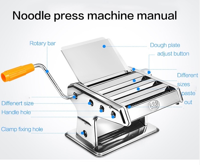 Versatile Pasta Noodle Press Machine