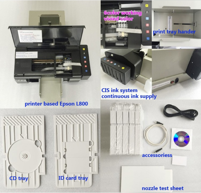 PVC card printing machine