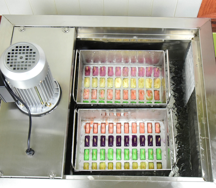 Popsicle making machine/production