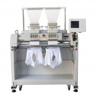 2 Heads Garment Embroidery Processing Machine